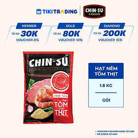 Hạt nêm Chin-su ngọt tôm thơm thịt gói 1.8 kg
