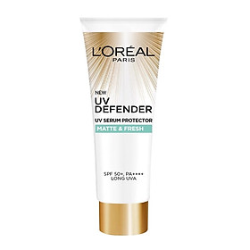 [L'OREAL PARIS] Kem Chống Nắng Giúp Kiểm Soát Dầu Và Thoáng Mịn Làn Da UV Defender SPF 50+/PA++++ Matte & Fresh 50/15ml