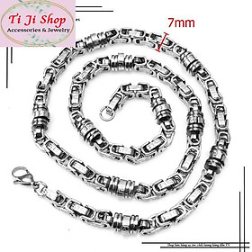 DÂY CHUYỀN INOX NAM HÀN QUỐC 7MM đẹp mà chất