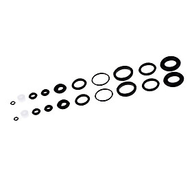 7-10pack 2 Sets Black O-Ring Rubber Seals Suitable for Airbrush Internal Sealing
