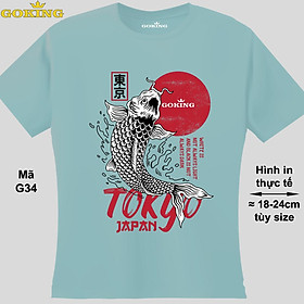 Tokyo Japan, mã G34. Hãy tỏa sáng như kim cương, qua chiếc áo thun Goking siêu hot cho nam nữ trẻ em, áo phông cặp đôi, gia đình, đội nhóm