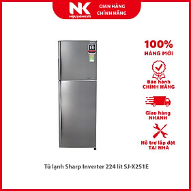 Mua Tủ lạnh Sharp Inverter 224 lít SJ-X251E - Hàng chính hãng  Giao hàng toàn quốc 