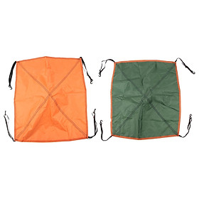 2x Outdoor Camping Tent Replacement Skylight Top Cover Sun Protection Rain Roof Vent Tarpaulin Cover Canopy