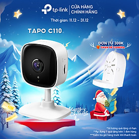 Mua Camera WiFi Thông Minh TP-Link Tapo C110 Độ Phân Giải 3MP An Ninh Gia Đình - Hàng Chính Hãng