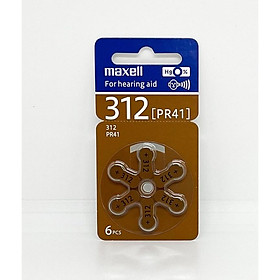 Pin máy trợ thính Maxell PR41 ( pin 312 ) / PR44 ( pin 675 ) / PR48 ( Pin 13 ) / PR536 ( Pin 10 ) 1,45V Hàng chính hãng