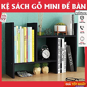 Kệ Sách Gỗ Để Bàn Đa Năng Điều Chỉnh Được Kích Thước Thanh Lịch Dễ Decor Bàn Làm Việc Bàn Học