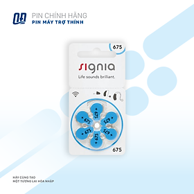 Pin máy trợ thính Signia 675