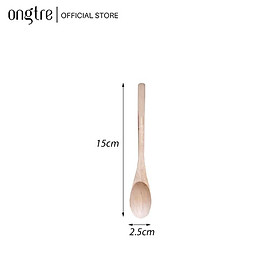 Thìa Muỗng Gỗ cán dài ONGTRE Nhiều Kích Cỡ