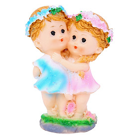 Cặp Tượng Thiên Thần Cài Hoa Đan Như (Size M)