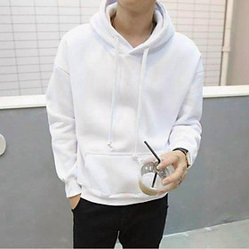 Áo hoodie basic trơn Nam Nữ SmileZ Unisex Form Rộng chất nỉ bông chống nắng tốt