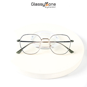 Gọng kính cận, Mắt kính giả cận kim loại Form oval Nam Nữ Corretta- GlassyZone