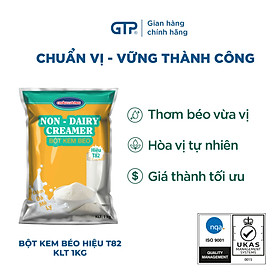 Bột kem béo T82 Châu Lương 1kg nguyên liệu pha chế trà sữa bột kem béo thực vật pha tiện lợi cao cấp