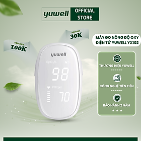 Máy đo nồng độ oxy trong máu SPO2 và nhịp tim Yuwell YX102