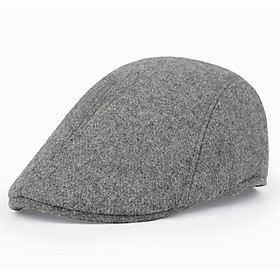 Nón mữ beret nam nữ giữ ấm vải nỉ 2 lớp dày mũ nồi lưỡi trai nón mỏ vịt dona23122401