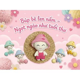 BÚP BÊ NẤM_Thú bông len
