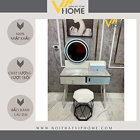 Mua Bàn trang điểm  bàn phấn kèm gương tích hợp đèn LED kèm nút cảm ứng thông minh và ngăn kéo để đồ tện lợi BTD-00107
