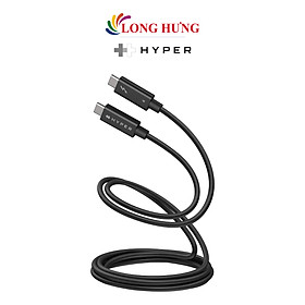 Cáp USB Type-C to Type-C HyperDrive Thunderbolt 4 PD 100W 2m HDTB4AC2GL - Hàng chính hãng