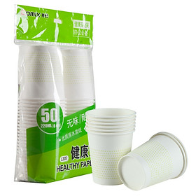 (Comix) 50 loaded 220ml 8 ounces thick one-time cup / paper cup office stationery L305