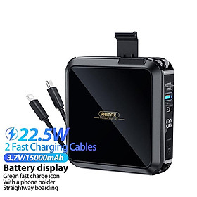 Mua Pin sạc dự phòng Remax RPP-276 15000mAh 22.5W kiêm củ sạc và giá đỡ đa năng - Hàng Chính Hãng