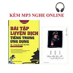 Sách -Combo: Bài tập luyện dịch tiếng Trung ứng dụng sơ trung cấp giao tiếp HSK - Phiên bản mới + 101 thông điệp thay đổi cuộc đời phụ nữ+KÈM MP3 NGHE ONLINE