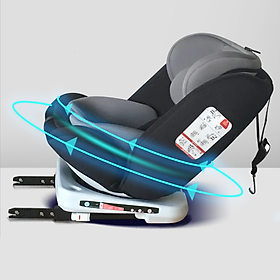 Ghế ngồi ô tô cho bé công nghệ iSolix đai an toàn đệm ngồi êm ái xoay 360 độ nhiều màu sắc