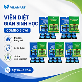 Combo 5 Bộ 6 Viên Mồi Diệt Gián – Hỗ Trợ Kiểm Soát Gián Trong Nhà Bếp, Phòng Ở Và Khu Vực Gia Đình