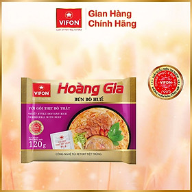 Thùng 18 Bún Bò Huế HOÀNG GIA VIFON (120g / Gói)