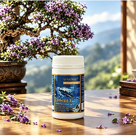 Viên uống Vitatree Omega 3 , hộp 150v, nhập khẩu Úc, bổ sung dưỡng chất cho mắt và não