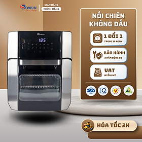 Mua Nồi chiên không dầu SOWUN SW262 12L màn hình cảm ứng đa chức năng  thiết kế INOX cao cấp nguyên khối