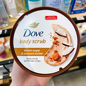 Tẩy Da Chết Toàn Thân DOVE Exfoliating Body Polish 298g Của Đức - Sữa dừa & đường đen