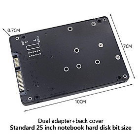 High Quality 1set SATA 60Gbps To M2 NGFF SATA SSD MSATA SSD Adapter MSATA To SATA M.2 NGFF To SATA Hard Disk Adapter Board Color: 1set