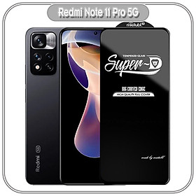 Mua Kính cường lực Super D cho Xiaomi Redmi Note 11 Pro 5G  Full viền Đen MIETUBL
