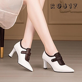 Boots thời trang nữ khóa kéo trước ROSATA RO617 - 7p - HÀNG VIỆT NAM - BKSTORE