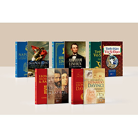 BỘ SÁCH DELUXE BOOKS (BỘ SÁCH SANG TRỌNG) – LEONARDO MICHELANGELO RAPHAEL – ABRAHAM LINCOLN – NAPOLEON – VÕ SĨ ĐẠO