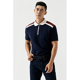 Áo Polo ROUTINE Nam Cổ Khóa Kéo Phối Màu Vai Form Fitted - 10F23POL014P | LASTORE MENSWEAR