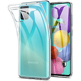 Ốp lưng silicon dẻo trong suốt Loại A cao cấp cho Samsung Galaxy A71