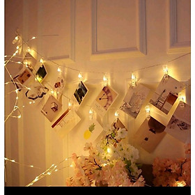 Dây đèn led trang trí kẹp ảnh Decor phòng ngủ