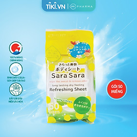 KHĂN ƯỚT DƯỠNG ẨM SARA  S SELECT (HƯƠNG TRÁI CÂY)