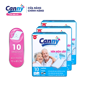 Combo 3 Tấm Đệm Lót Người Lớn Canny 45x70cm (10 miếng)