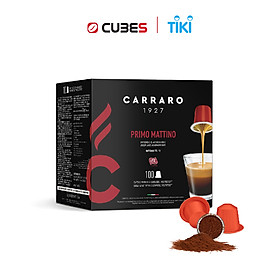 Cà Phê Viên Nén Carraro 100 Viên - Tương thích với máy capsule Nespresso