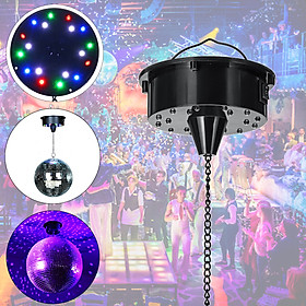 18 RGB LED Light Multi-color Rotating Motor 5W for Mirror Ball Stage Karaoke Sound Activated for Stage/Bar Restaurant/Clubs/KTV/Home Decor Light