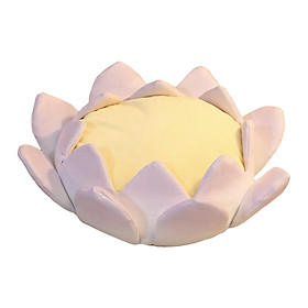 Lotus Cushion Soft Plush Women Lotus Throne for Living Room Yoga