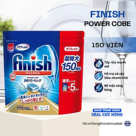 Viên rửa bát Finish tổng hợp túi 150 viên Nhật bản