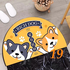 Mua Thảm Chùi Chân Chống Trượt 3D Hình Thú Cute Mẫu Mới