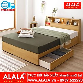 Mua Giường ngủ ALALA06 gỗ HMR chống nước - www.ALALA.VN - 0939.622220