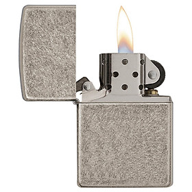 Bật Lửa Zippo Antique Silver Plate 