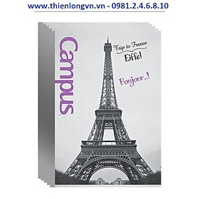 Lốc 5 quyển vở kẻ ngang Landscape 200 trang B5 Campus NNB-BLAS200 - Pháp