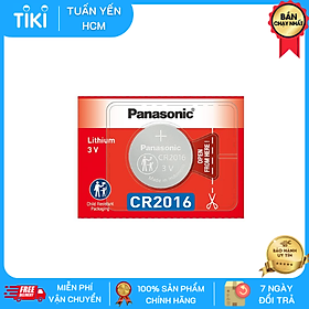 {Panasonic VN nhập khẩu} Pin Cúc Áo Panasonic  CR2016 3V Lithium dùng cho đồng hồ, thiết bị điện tử