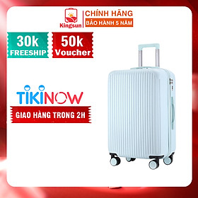 Hình ảnh Vali Du Lịch Cao Cấp Size 24inch - Bảo Hành 5 Năm  KS-T01 - Xanh lam nhạt