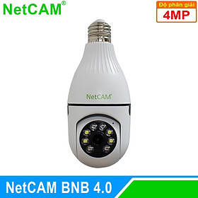 Camera IP WiFi Quay quét 360 độ NetCAM BNB4.0, Độ phân giải 4.0MP - Hàng Chính Hãng